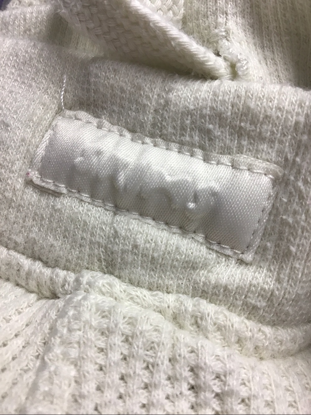 SKlMS WAFFLE LOOSE PANT Cream Size Large - Picture 11 of 11